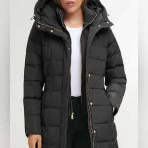 Cole Hahn Hooded Down Coat Size XS.